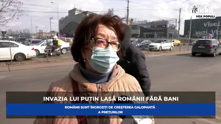 GÂNDUL VOX POPULI. Războiul din Ucraina aduce noi creșteri ale prețurilor | VIDEO