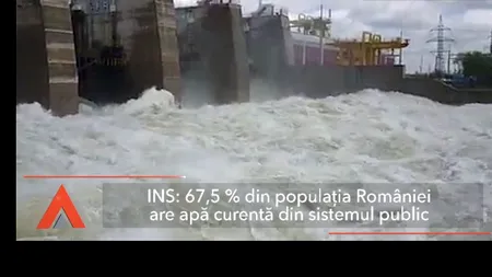 INS: 67,5% din populația României are apă curentă din sistemul public. În ce regiune se înregistrează cel mai scăzut grad de racordare