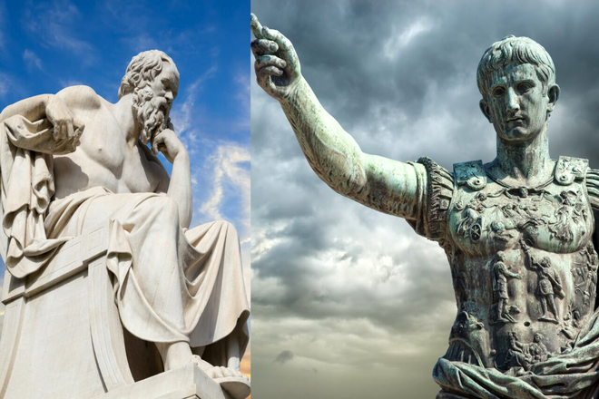 Platon și Augustus.  Sursa Foto: Shutterstock 