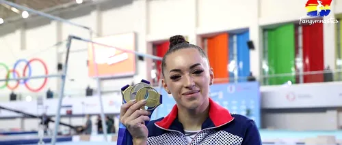 Larisa Iordache, două medalii de aur și una de argint la Campionatul European de gimnastică din Turcia
