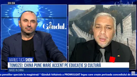 VIDEO | Dan Tomozei, jurnalist: „China are peste 100 de canale de televiziune. Accentul este pus pe educație, cultură”