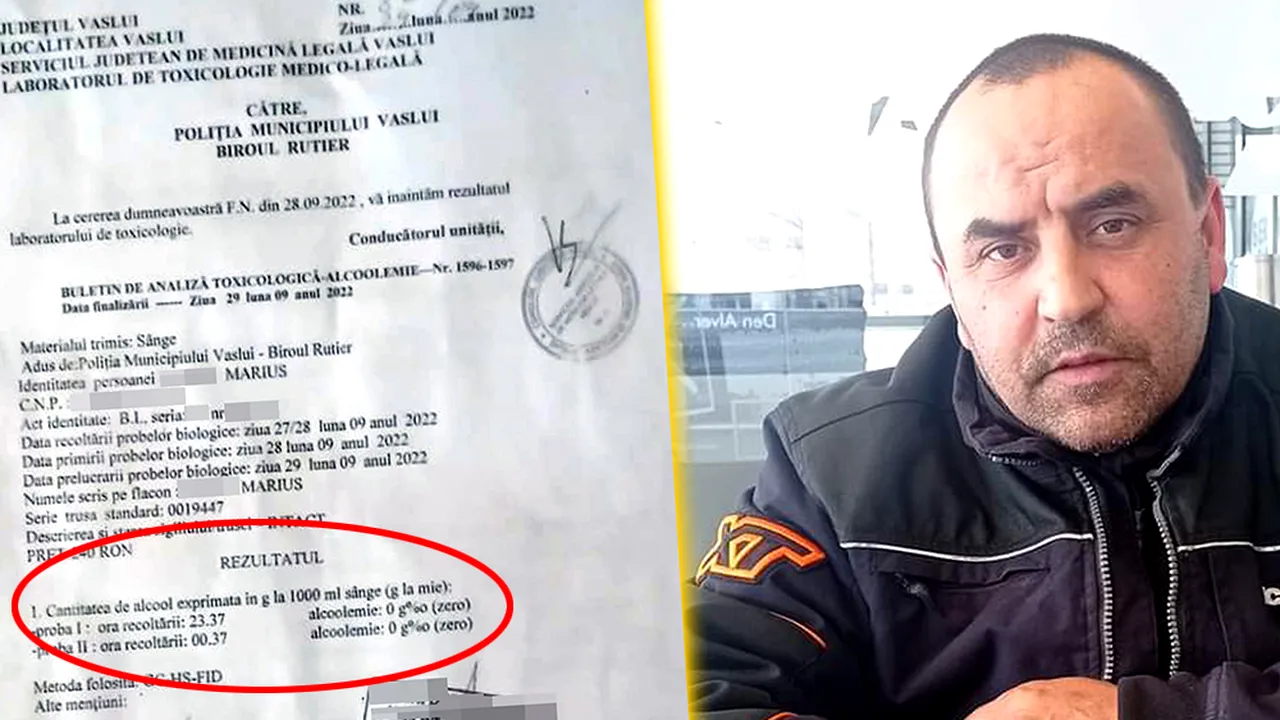 Lăsat fără permis auto deși avea alcoolemie zero. Pățania incredibilă a unui șofer din Vaslui!