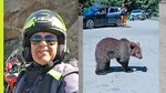 Ultimele imagini cu motociclistul omorât de urs, pe Transfăgărășan. În telefon, avea un film cu primele secunde ale atacului