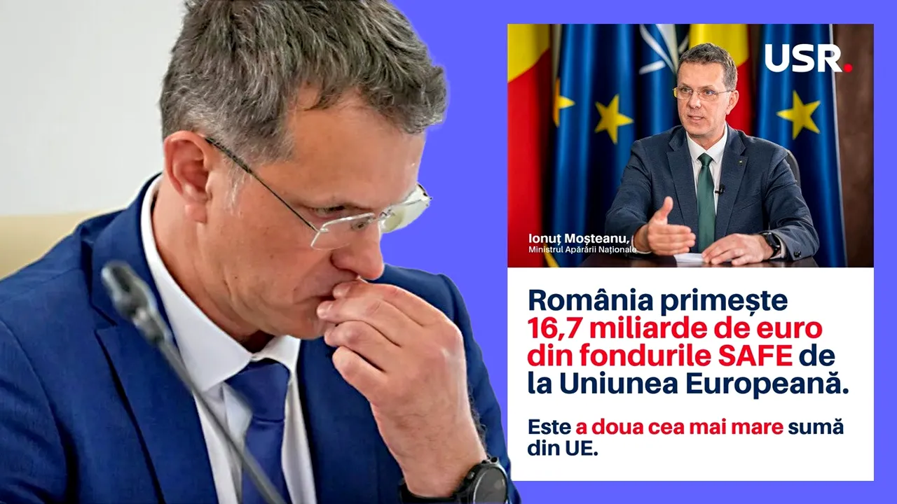 Fake News marca USR. Moșteanu anunță că „România primește 16,7 mld. €” de la UE / Miliardele de euro sunt, de fapt, un CREDIT/ Românii, în comentarii: „Nu mai păcăliți oamenii”