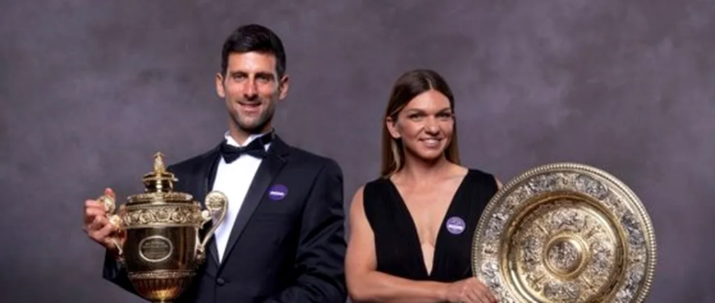 Simona Halep și Novak Djokovic au participat la Dineul Campionilor, de la Wimbledon - FOTO 