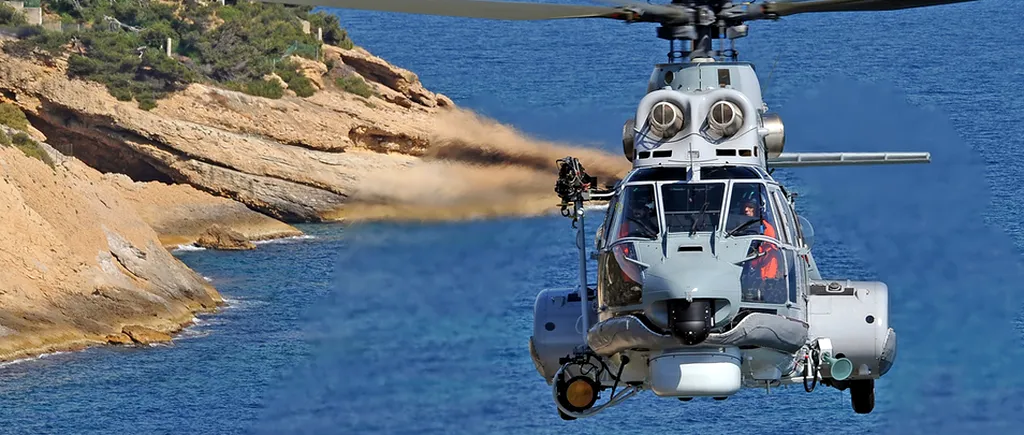 Un elicopter fabricat în România expus de Airbus Helicopters la o expozitie în SUA