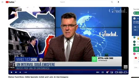 Poll „Marius Tucă Show”. „Prin intermediul interviului cu Carlson, Putin anunță disponibilitatea de a începe negocierile de pace cu SUA?”