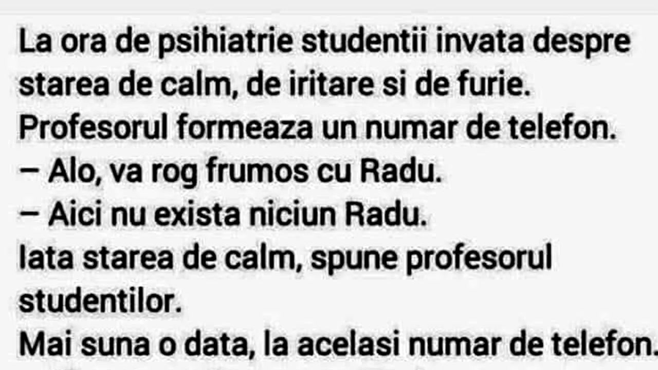 BANC | Bulă și cele 3 stări: de calm, de iritare și de furie
