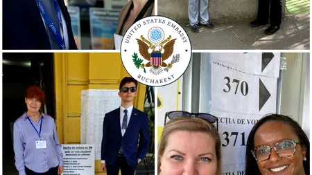 America, cu ochii pe VOTUL prezidențial din România. Echipe ale Ambasadei SUA au vizitat secțiile de votare: 