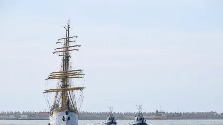 Nava-școală Mircea pleacă într-o nouă misiune. Zeci de cadeți români și străini vor pleca în voiaj să învețe arta marinăriei