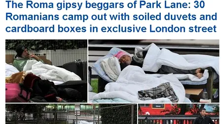 Un grup de 30 de romi români s-a instalat într-o zonă exclusivistă din Londra: 