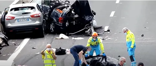 TRAGIC. Românul de 30 de ani care și-a pierdut părinții și doi copii în accidentul din Italia a fost arestat (VIDEO)
