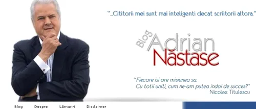 Adrian Năstase, pe blogul său: Nu am de gând să cer o grațiere a pedepsei.  Ce scrie fostul premier despre licurici și diverși iubitori de licurici
