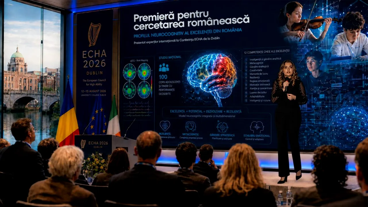 România, pe scena mondială a excelenței: cercetare inedită despre copiii supradotați, prezentată la Dublin