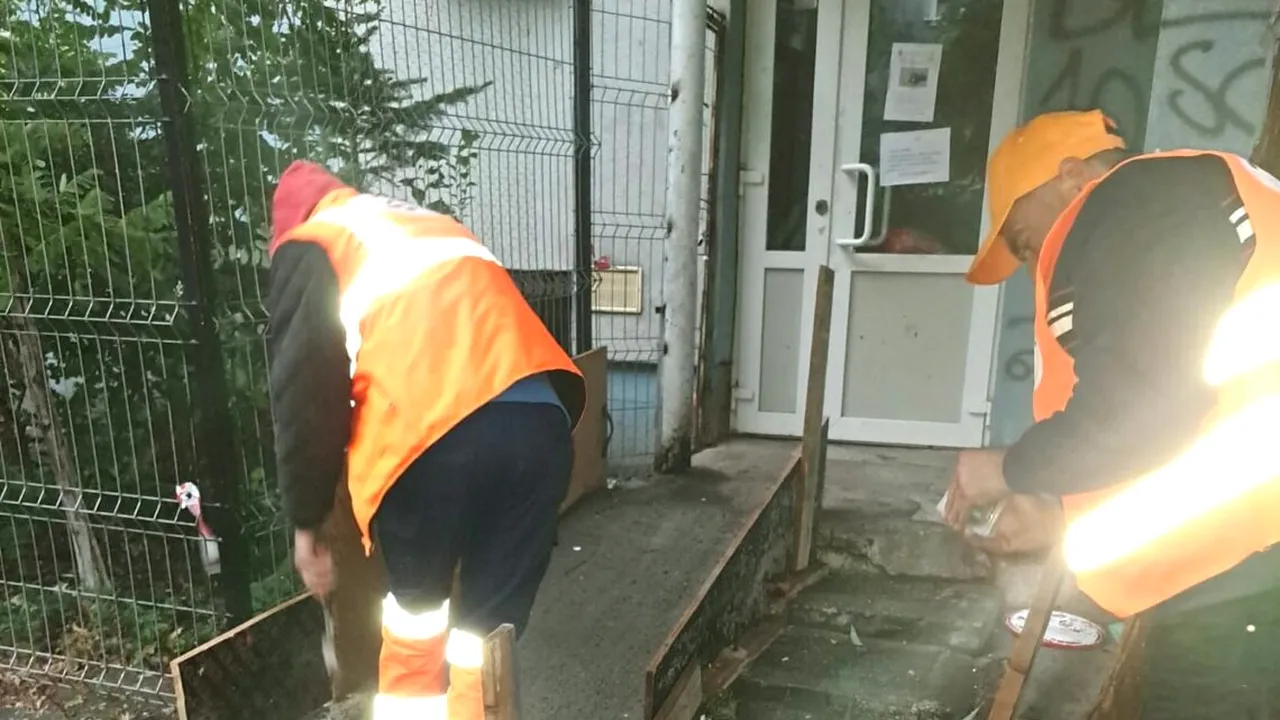 (P) Rampă nouă de acces pe Aleea Stogu din Sectorul 5