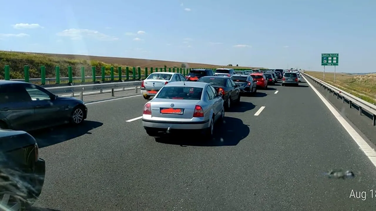 Aglomerație pe Valea Prahovei și pe Autostrada Soarelui