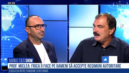 VIDEO | Prof. univ. dr. Mircea Miclea: „Frica îi face pe oameni să accepte regimuri autoritare. Una dintre modalitățile de a ne învinge frica este de a avea proiecte individuale”