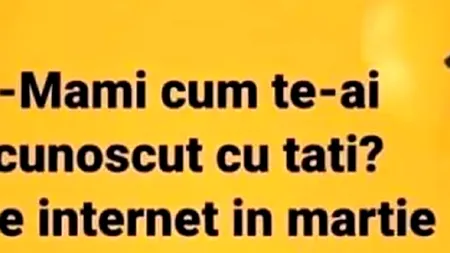 BANCUL ZILEI | Mami, cum te-ai cunoscut cu tati?