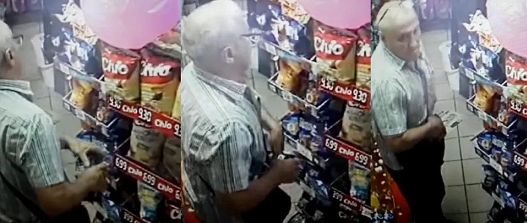 VIDEO | Un bărbat din Bacău a fost filmat în timp ce fură orez și paste dintr-un magazin. Internauții au sărit în apărarea lui și invocă nivelul de sărăcie din județ