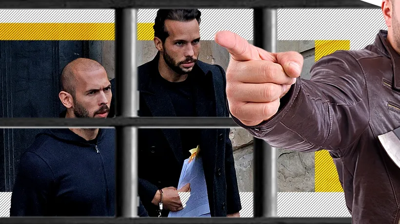 EXCLUSIV | Frații Tate, terorizați în celulă de un presupus criminal. De teamă, Andrew și Tristan ar fi dormit cu schimbul