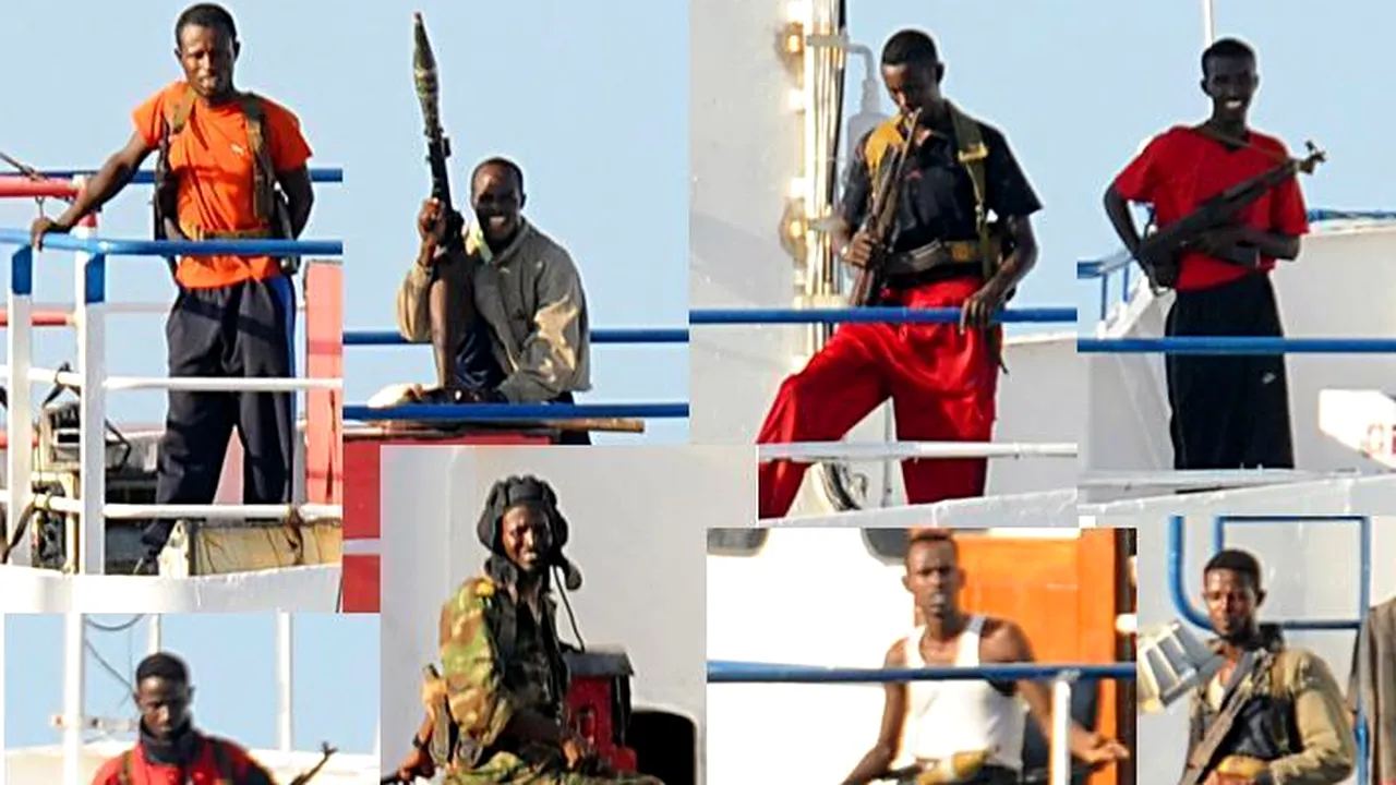 Marinar român luat ostatic de pirați în sud-vestul Africii. Bărbatul face parte din echipajul unei nave sub pavilion britanic capturată în largul coastelor Camerunului și Nigeriei
