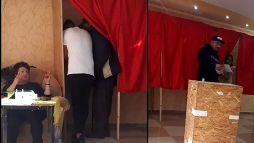 Alegeri prezidențiale 2019. Într-o comună din Giurgiu, cetățenii sunt însoțiți în cabina de vot de oamenii primarului. Unii spun că „le tremură mâna pe ștampilă
