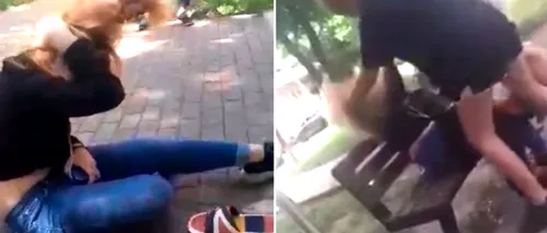 O adolescentă crescută doar de bunic a fost bătută crunt de alte două minore, pe o stradă din Piatra Neamț | VIDEO cu puternic impact emoțional