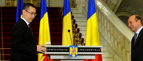 Băsescu către guvernul Ponta: Vă felicit pentru votul impresionant, 284 vă apropie de 322 care v-a adus noroc data trecută 