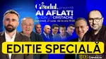 Ediție specială a emisiunii Ai aflat! cu Ionuț Cristache. De la ora 19.00, Ionuț Cristache, Marius Tucă, Ion Cristoiu și Răzvan Dumitrescu analizează ziua decisivă pentru susținerea guvernului Adrian Veştea