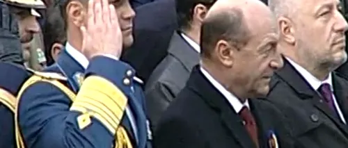 Președintele Băsescu, huiduit la parada de 1 Decembrie de la Arcul de Triumf
