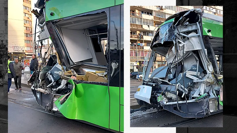 EXCLUSIV | Vinovatul pentru accidentul în care două tramvaie s-au făcut praf ar putea plăti daune uriașe. „Un Imperio costă 2 milioane de euro”