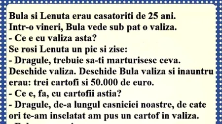 BANC | Bulă și Lenuța erau căsătoriți de 25 de ani