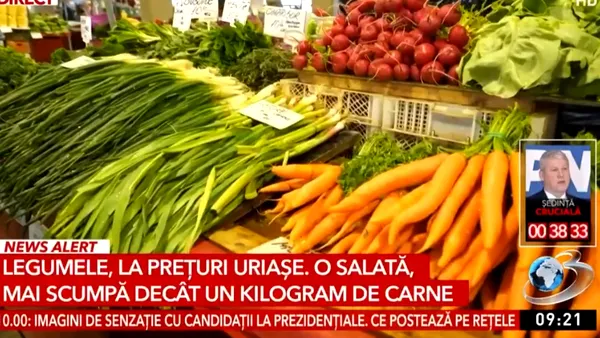 Legume de sezon, pe tarabe și în supermarketuri. Cât costă acum kilogramul de roșii, de castraveți, și ceapa verde