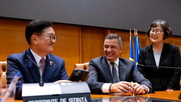 Sorin Grindeanu, întâlnire cu președintele Parlamentului sud-coreean: „România este interesată de creșterea investițiilor în infrastructură NAVALĂ”