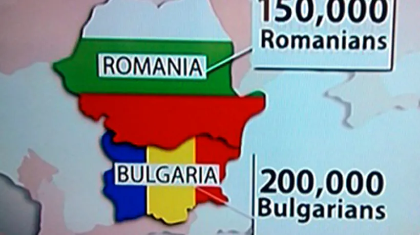 Gafă uneia dintre cele mai mari televiziuni din lume. Harta României, prezentată în culorile steagului bulgar