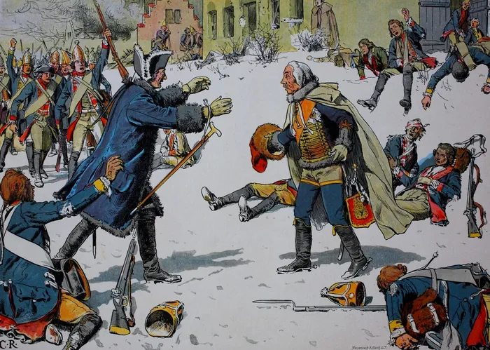 Frederic, după victoria de la Torgau 