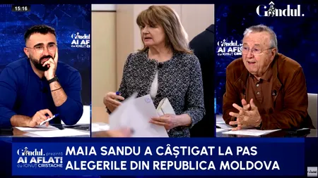 Ion Cristoiu a ironizat prezența Mariei Băsescu la vot în Republica Moldova: „A SALVAT democrația”