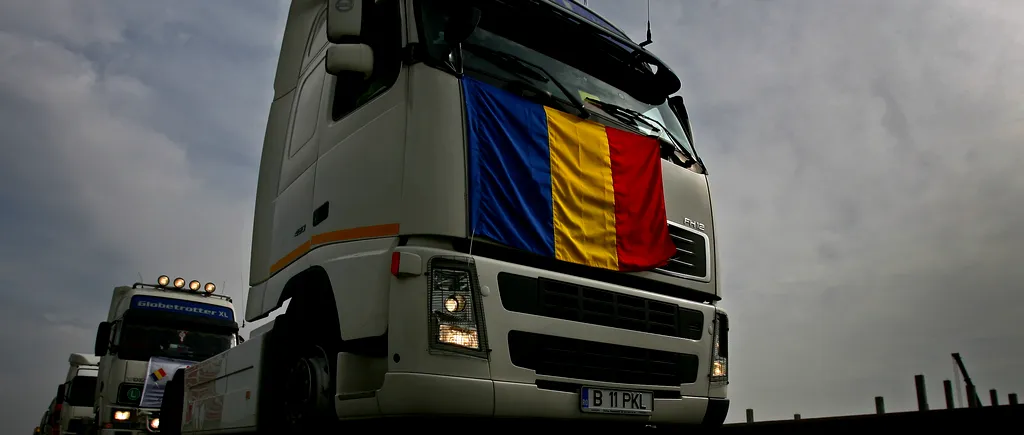UNTRR protestează în fața sediului Comisiei Europene din București: Pachetul de MOBILITATE I, pericol pentru transportatorii din EST
