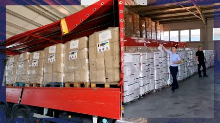 România continuă să ofere SPRIJIN umanitar Ucrainei. Un transport cu 16.000 de kituri de igienă a plecat spre HUB-ul logistic de la Suceava