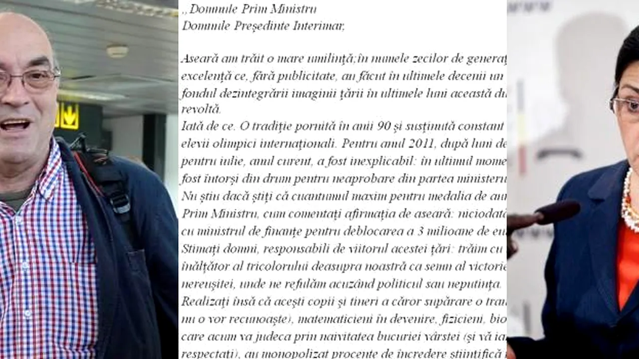 Olimpicii internaționali ai României, UMILIȚI de stat. De ce li s-au tăiat banii de premiere elevilor medaliați cu aur, argint și bronz