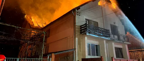 FOTO-VIDEO. Pompierii au descoperit cauza incendiului din Sibiu, în urma căruia o femeie a MURIT: Improvizațiile electrice