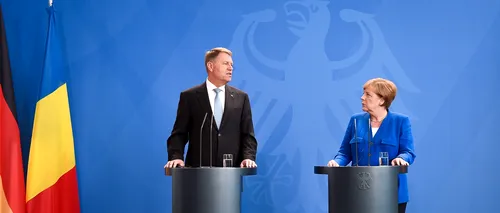 Iohannis: I-am spus lui Merkel despre criza de la București, dar România e o țară solidă