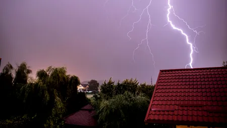 România, sub cupola furtunilor. ANM anunță cod galben și portocaliu de ploi torențiale în 8 județe