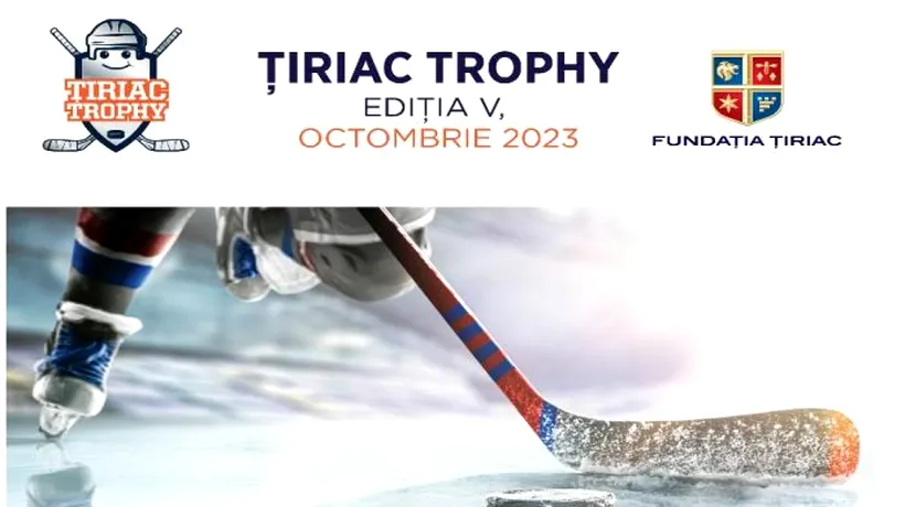 Turneul de hochei Ţiriac Trophy, dedicat echipelor de copii, se desfășoară în perioada 13-15 octombrie 2023, la Patinoarul Allianz-Ţiriac Arena