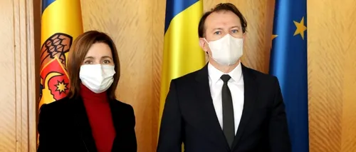 Maia Sandu: România, prima țară din UE care a reacționat imediat să ne ajute în lupta cu pandemia