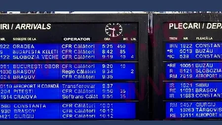 Întârzieri MAJORE pentru două trenuri de călători din cauza defectării unui tren de marfă / Incidentul a avut loc între stațiile Merișor și Crivadia