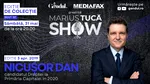 Gândul și Mediafax prezintă Marius Tucă Show – Ediție Specială – Invitat Nicușor Dan, sâmbătă, 31 mai, de la ora 20.00