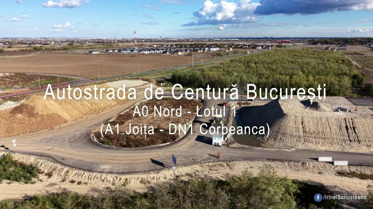 Lucrările pe Lotul 1 al A0 sunt în avans. Irinel Scrioșteanu: 