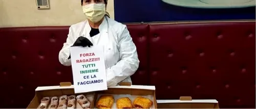 GESTURI SIMPLE PENTRU EROI. O româncă din Italia gătește gratis micul dejun pentru medicii care îi tratează pe bolnavii de coronavirus