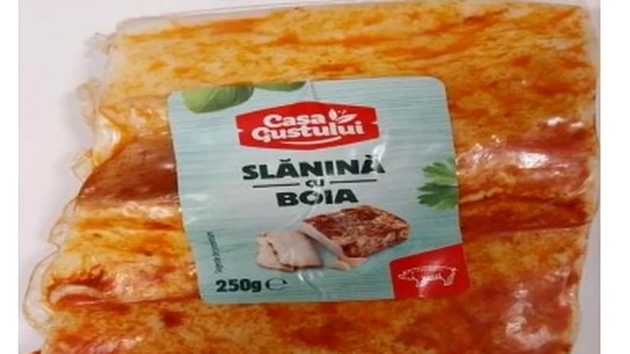 ANSVSA a retras un tip de SLĂNINĂ cu boia din magazinele Penny. Care sunt motivele și ce pot face cumpărătorii pentru recuperarea banilor
